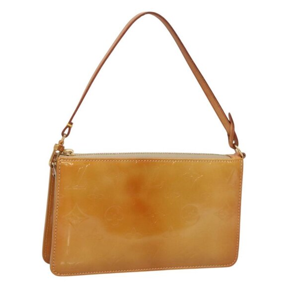 LOUIS VUITTON Vernis Lexington Accessory Pouch Beige LV Auth - Picture 1 of 16